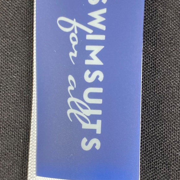 Swimsuits for All Renee 18 20 2X XXL Swim Coverup Tunic Dress Ombre Blue black - Picture 5 of 6